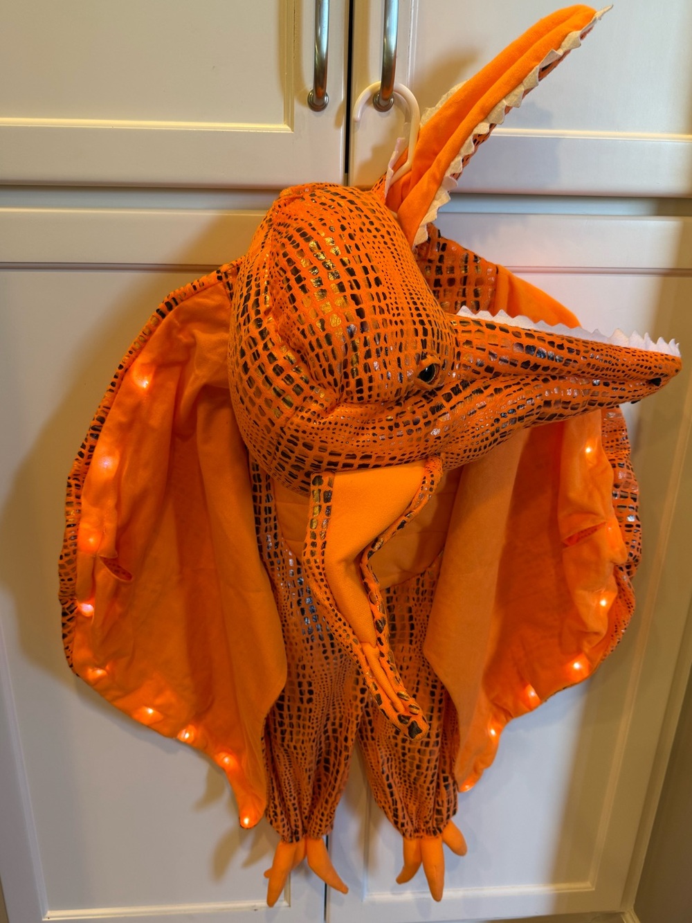 Pottery Barn Kids Orange Pterodactyl Kids Halloween Costume